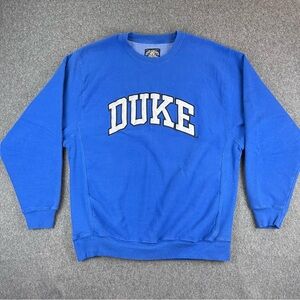 Vintage Y2K Duke University Steve & Barry’s Sweatshirt Mens XL Blue Heavyweight